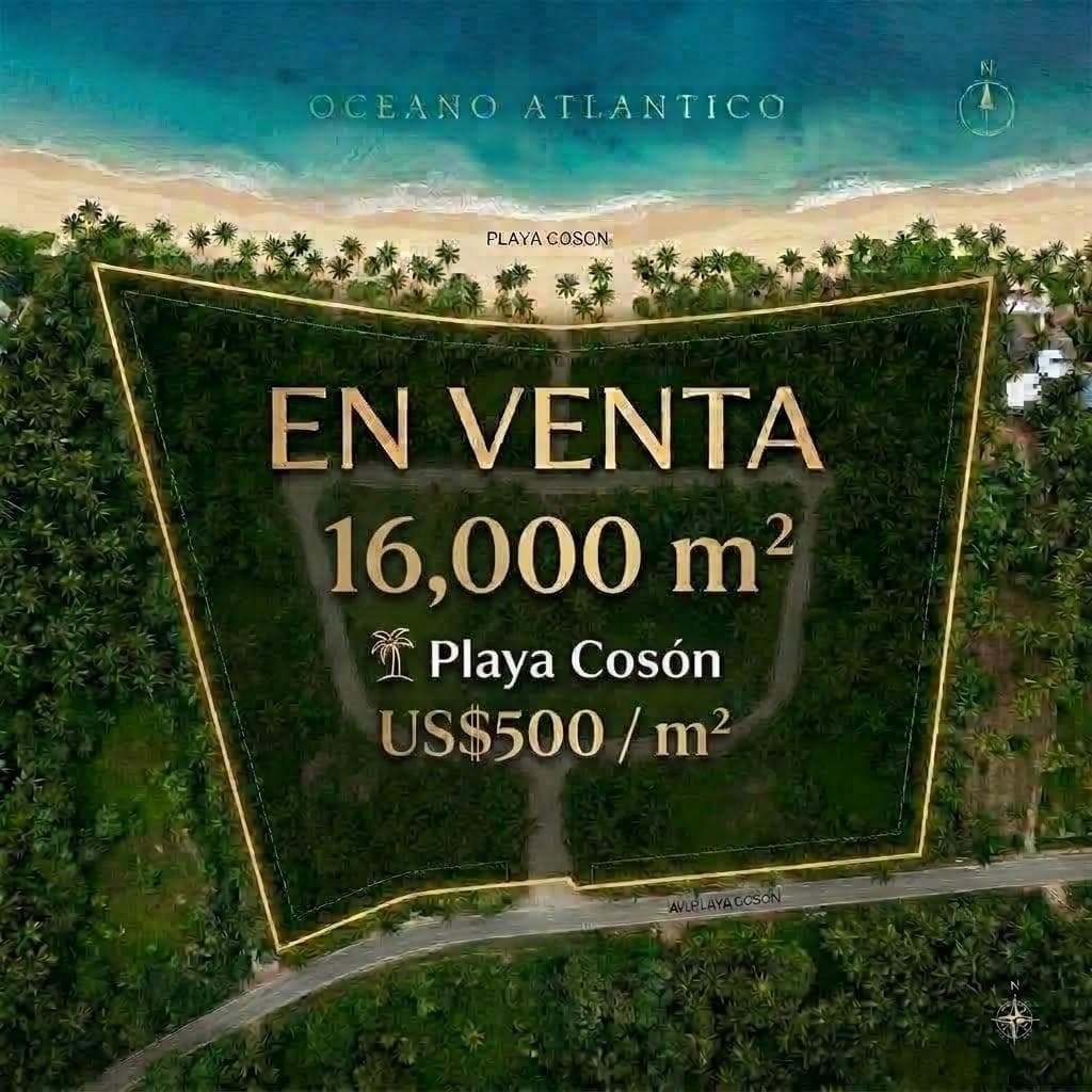 Land for Sale in Playa Cosón | 16,000 m² Oceanfront